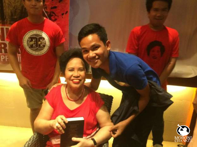 Senator Miriam Defensor Santiago Receives A Copy Of The Book Of Mormon