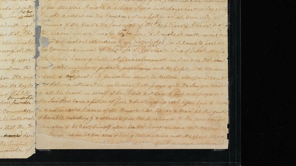 LDS Church Purchase Printer’s Manuscript of Book of Mormon from Community of Christ for $35 Million