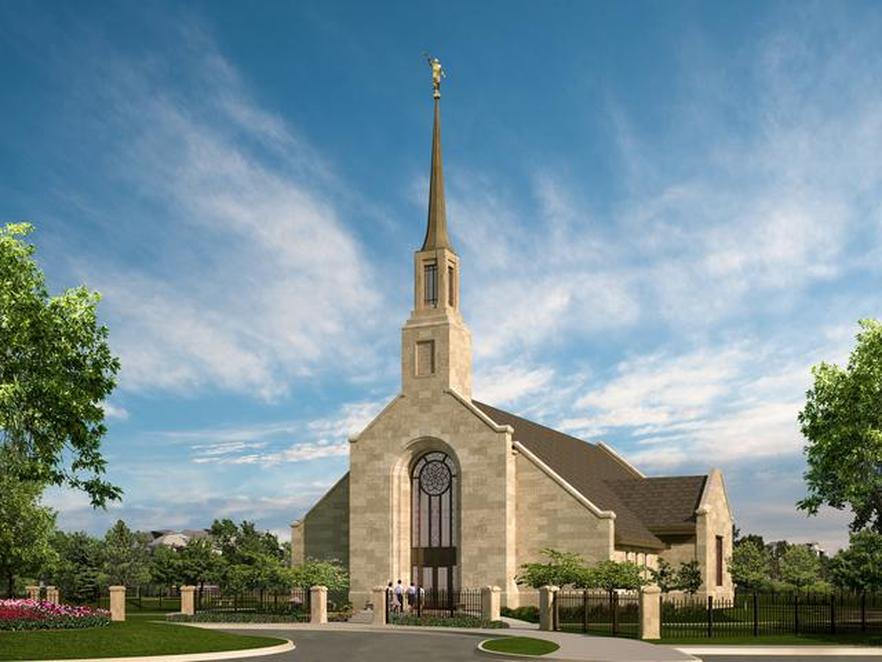 Church Members Rejoiced after Church Leaders Announced Groundbreaking of a New Temple in Canada