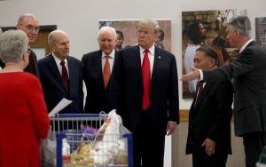LDS Church Welcomes Trump to Church Welfare Square