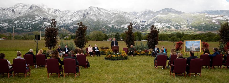 Latter-day Saint Church Holds Small-Scale Groundbreaking for Layton Utah Temple