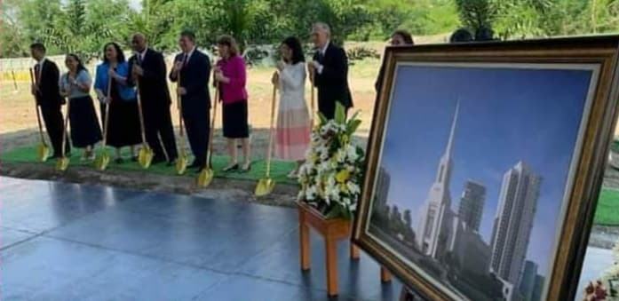 Church Holds Small-scale Groundbreaking for Alabang Philippines Temple