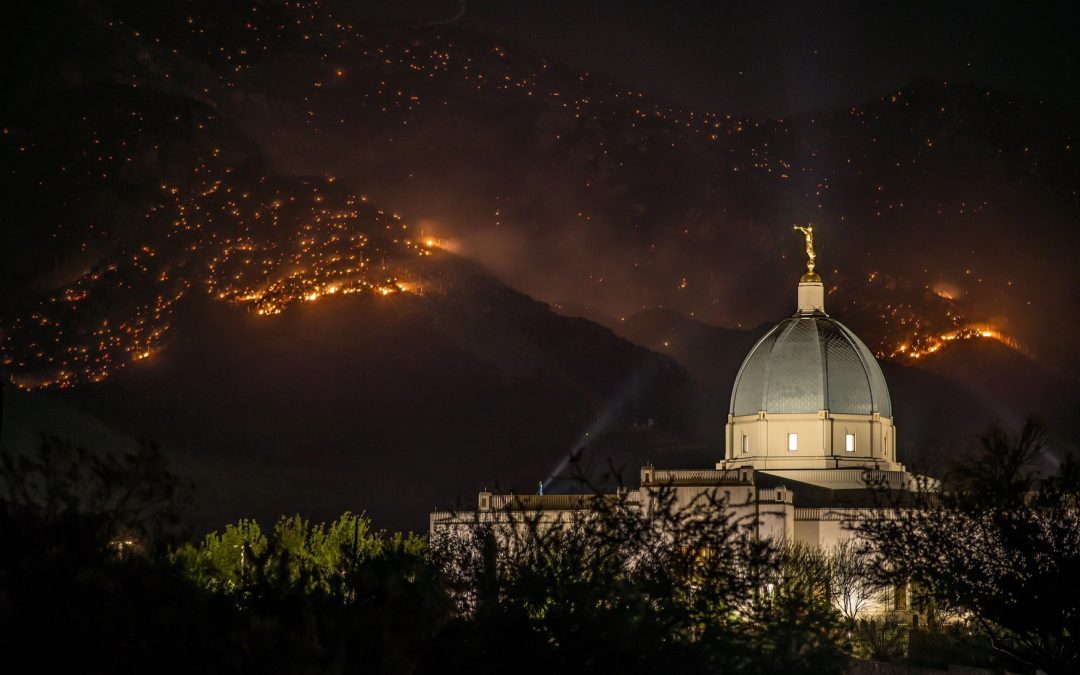 UPDATE: Tucson Arizona Temple Not in Danger, Fire Miles Away