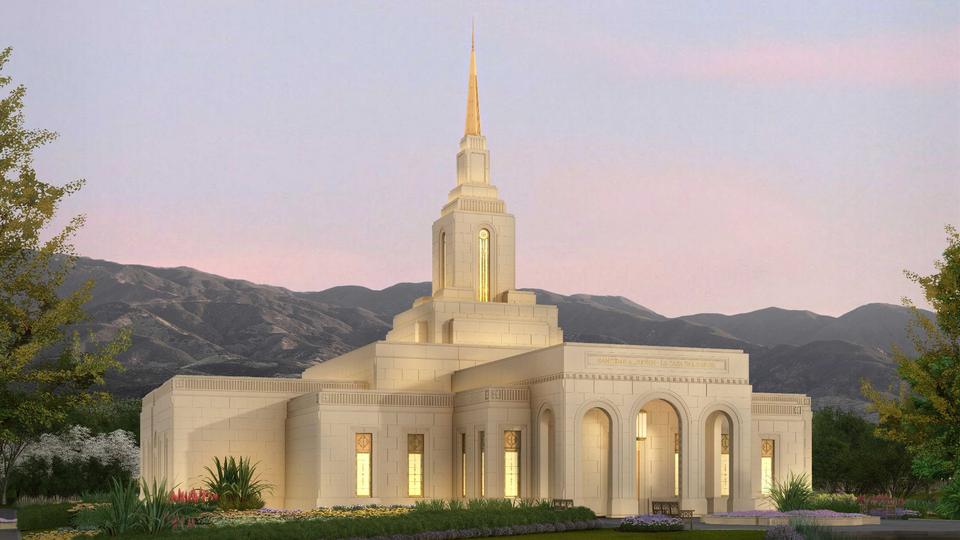 Latter-day Saint Church Released Rendering for Mendoza Argentina Temple