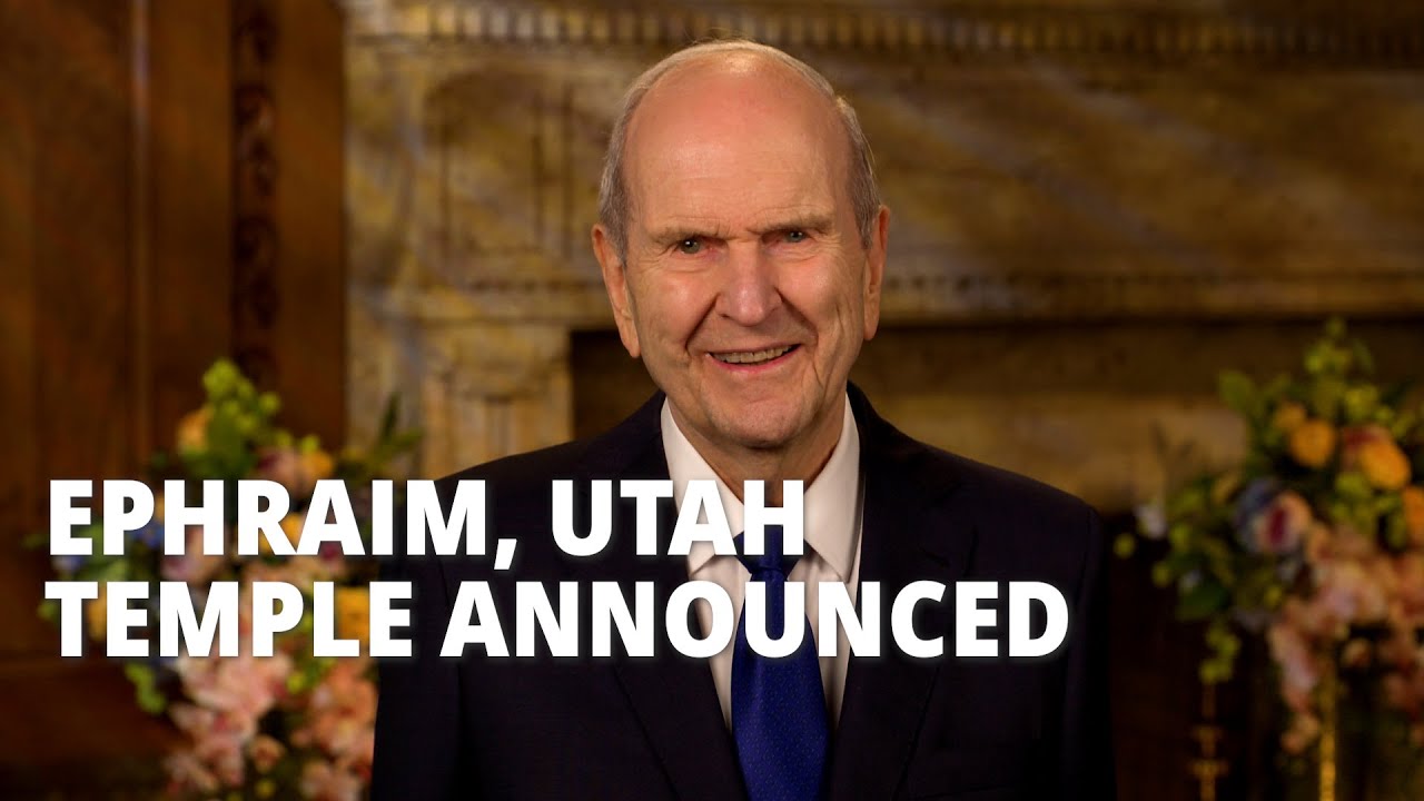 President Nelson Announces New Temple in Ephraim, Utah