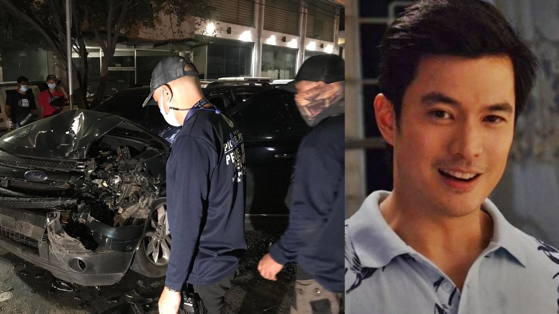 LDS Filipino actor, Diether Ocampo, rushed to hospital after car crush in Makati City