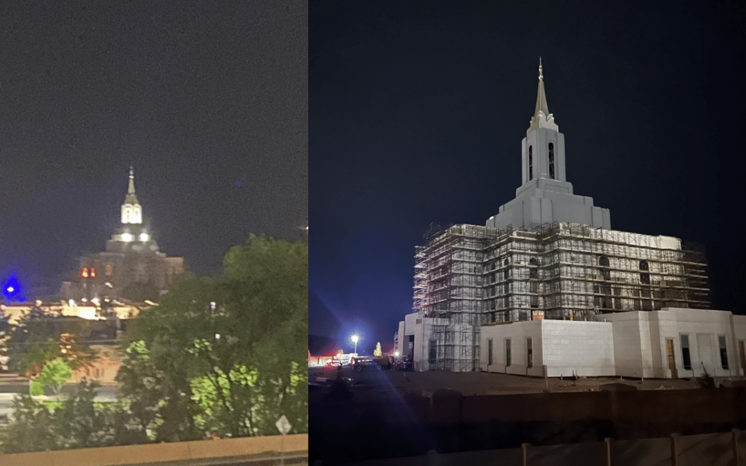 Fire breaks out inside Orem Utah Temple, overnight