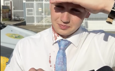 Christian missionaries struck by car on sidewalk in Brazil