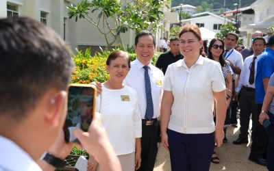 Sara Duterte says she felt peace at Davao temple