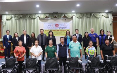 Church of Jesus Christ and partners donate wheelchairs to vulnerable residents in Thailand