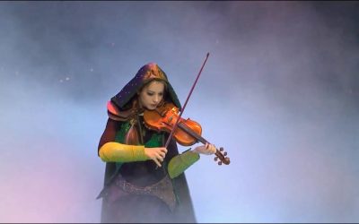 LDS YouTuber Lindsey Stirling Performs In The Opening Ceremony For The International Dota 2 Competition 